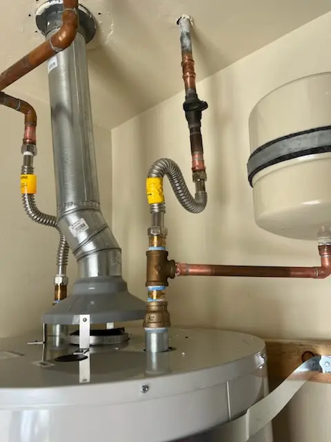 Water heater installation and plumbing repair in Hancock
